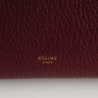 Celine Goatskin Smooth Calfskin Mini Belt Bag Burgundy 6 of 10