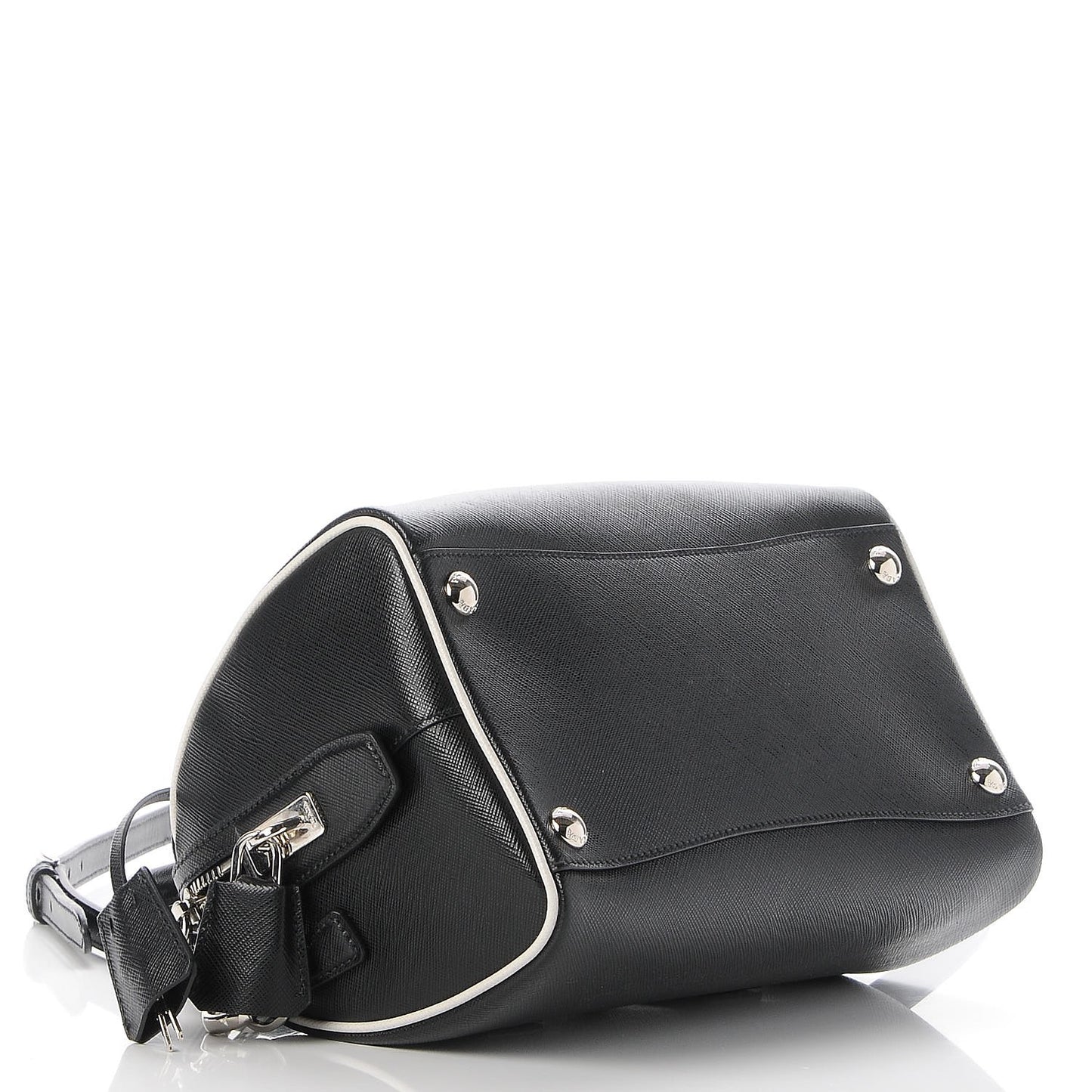 Saffiano Lux Bowler Black