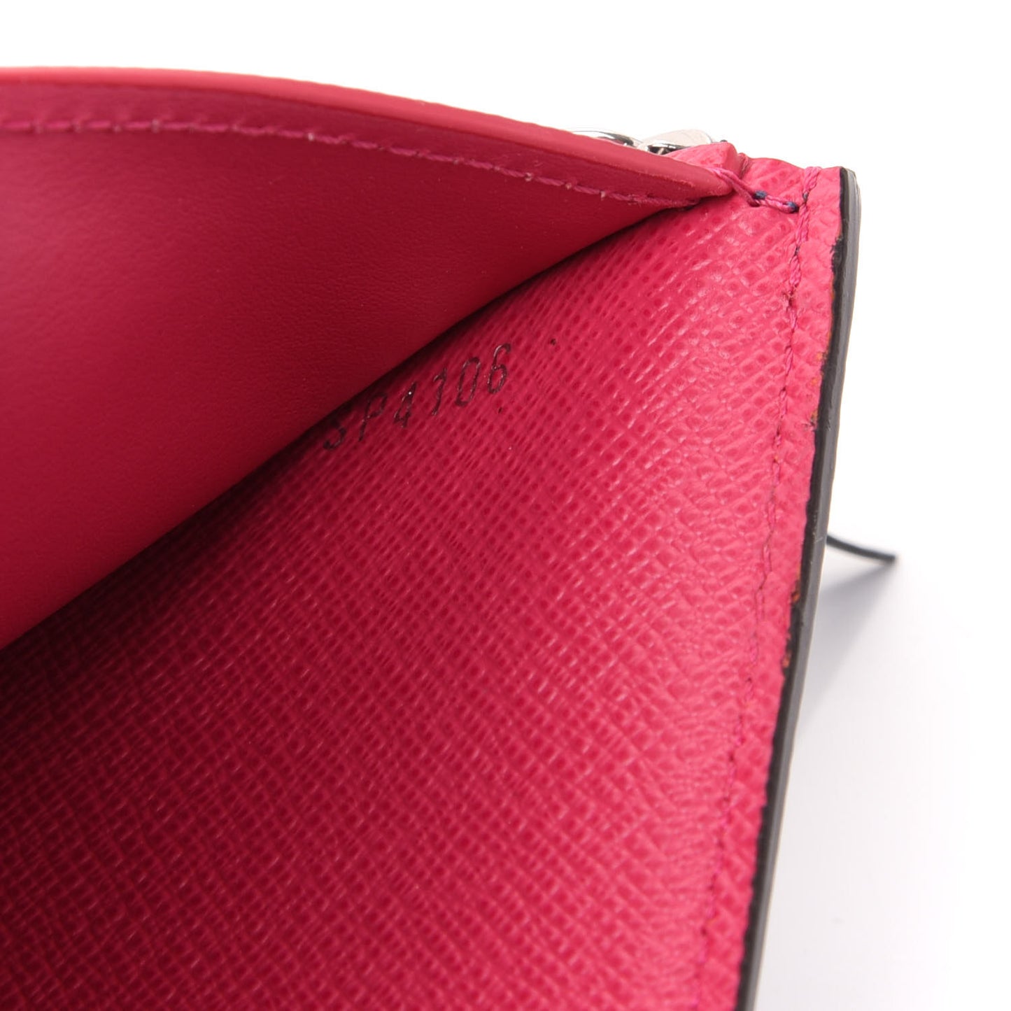 Epi Victorine Wallet Indigo Hot Pink