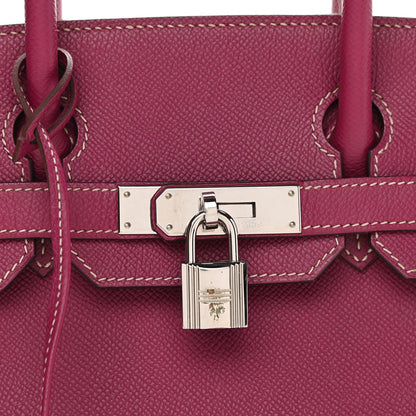Hermes Epsom Candy Birkin 30 Tosca Rose Tyrien 10 of 12