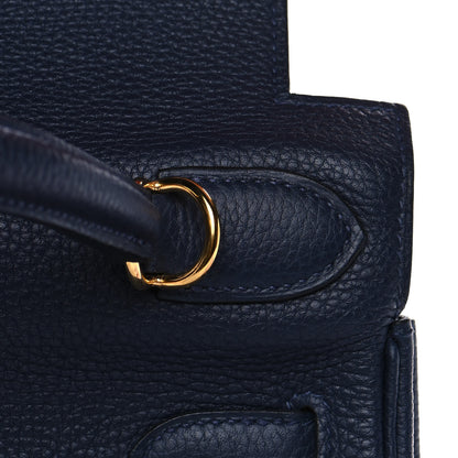 Hermes Togo Kelly Retourne 28 Bleu Nuit 12 of 39