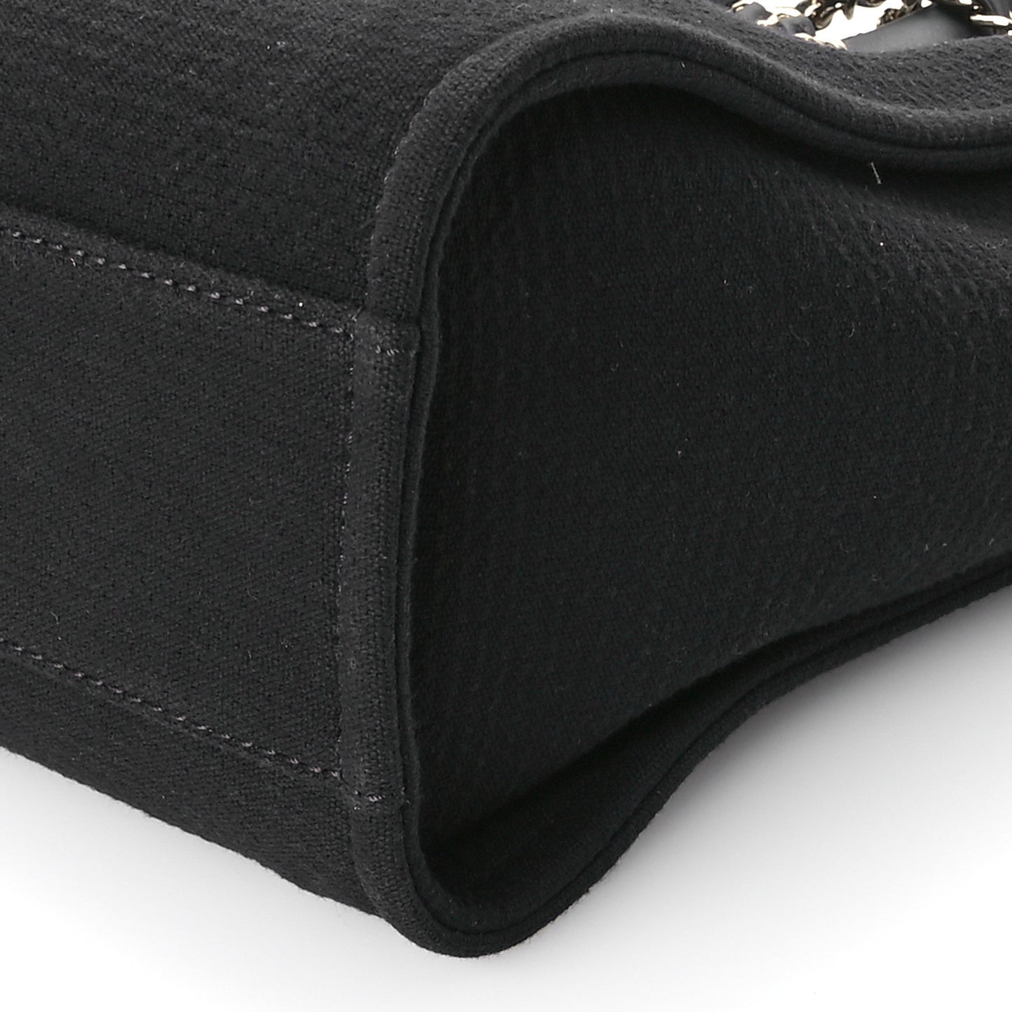 Mixed Fibers Small Deauville Tote Black