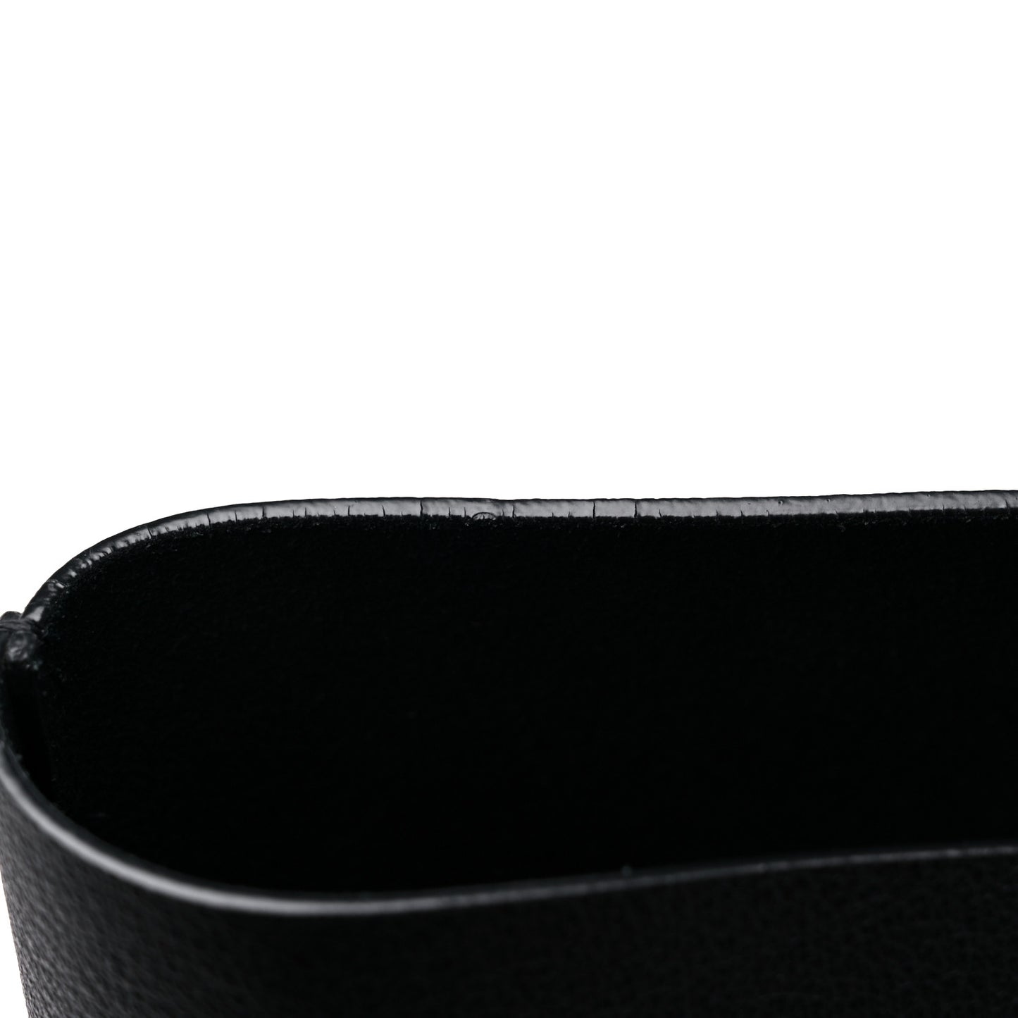 Calfskin Medium Shopper Tote Black