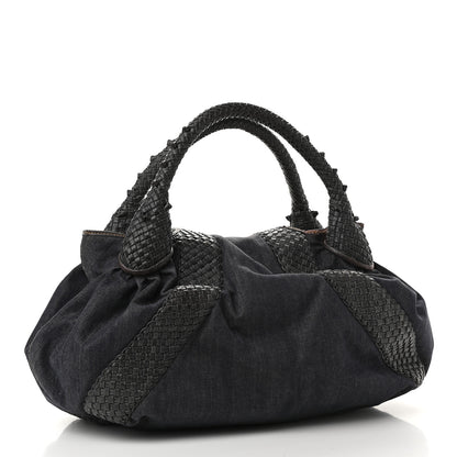 Fendi Denim Spalmati Woven Spy Blue 2 of 12