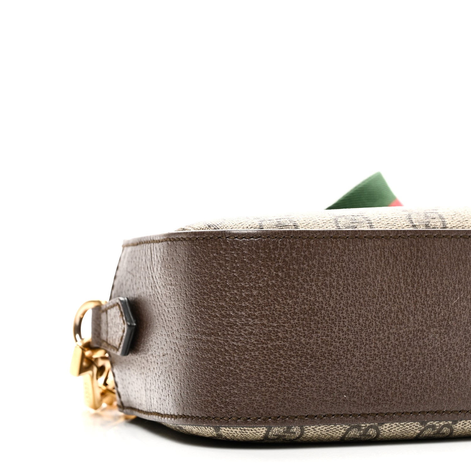 Gucci GG Supreme Monogram Web Neo Vintage Shoulder Bag Beige New Acero Crop 9 of 10