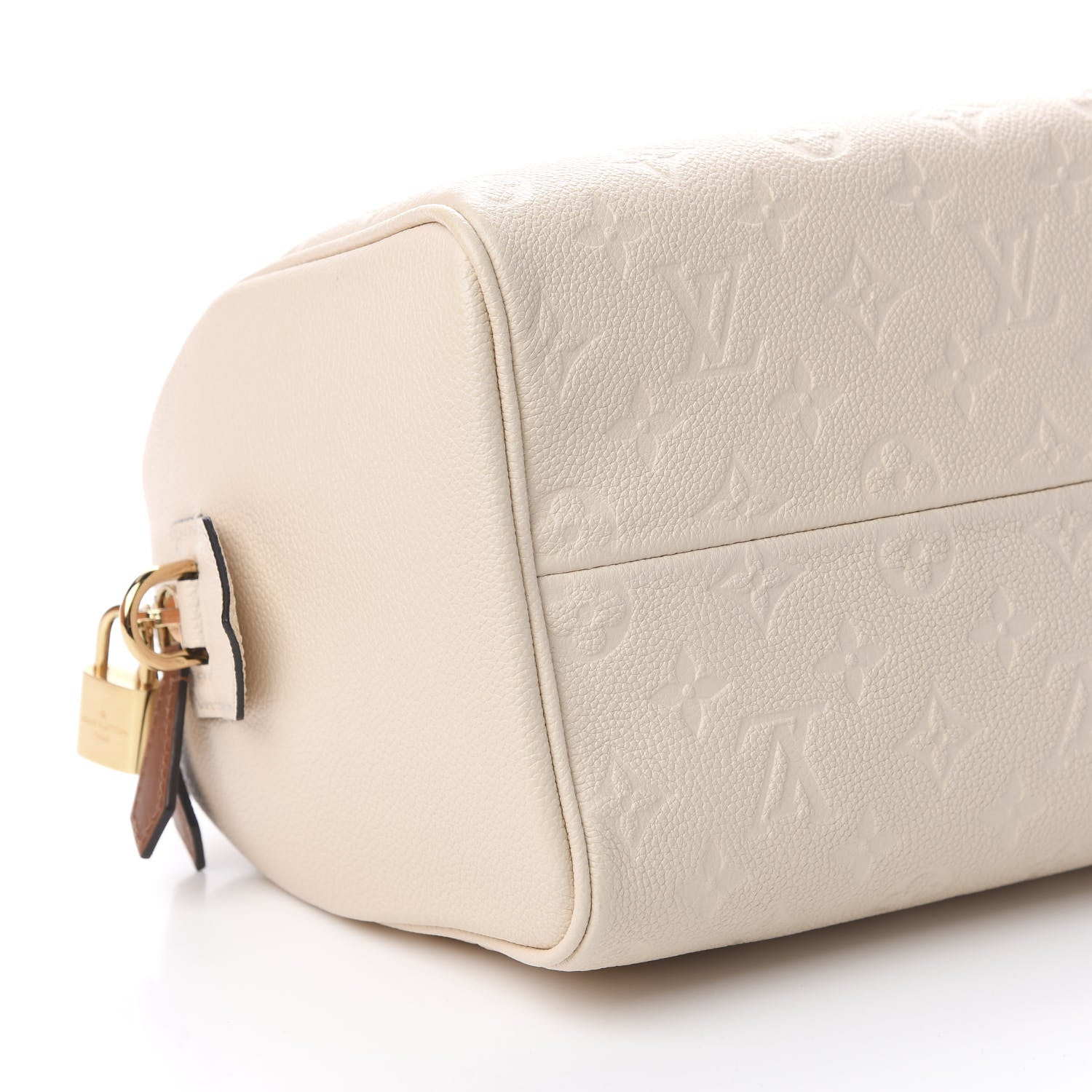 Louis Vuitton Empreinte Calfskin Speedy Bandouliere 25 NM Creme Caramel 9 of 11