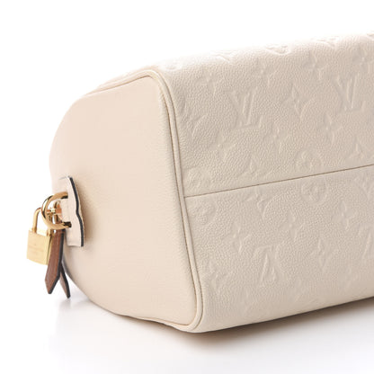 Louis Vuitton Empreinte Calfskin Speedy Bandouliere 25 NM Creme Caramel 9 of 11
