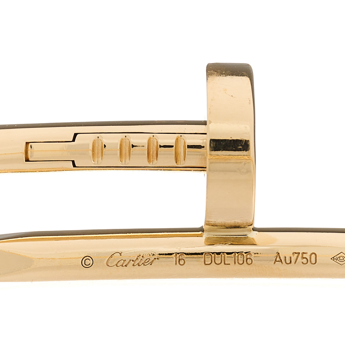 18K Yellow Gold Juste Un Clou Bracelet 16