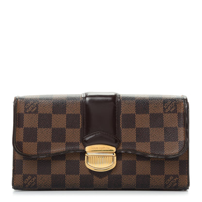 Louis Vuitton Damier Ebene Sistina Wallet 1 of 13