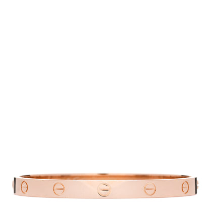 Cartier 18K Pink Gold LOVE Bracelet 18 1 of 9