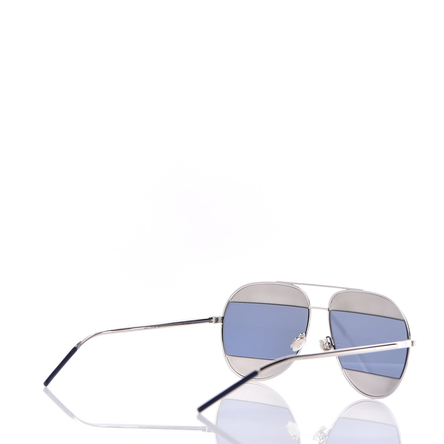 Split 1 Aviator Sunglasses Silver