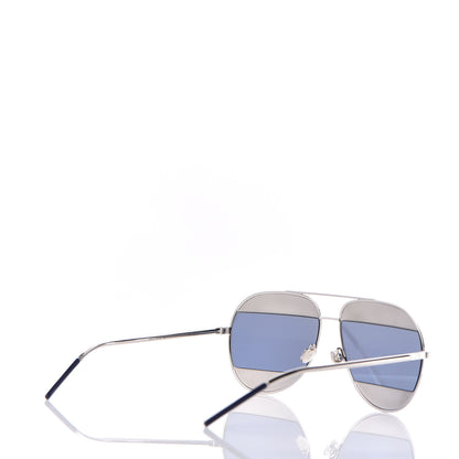 Christian Dior Split 1 Aviator Sunglasses Silver 4 of 7