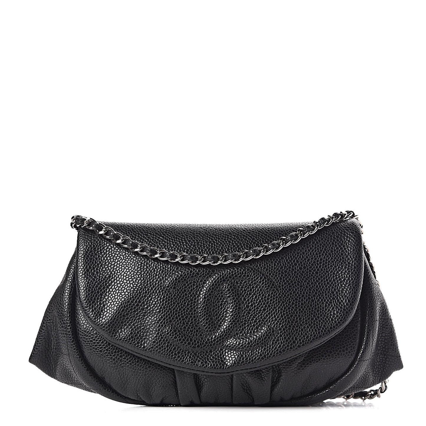 Caviar Half Moon Wallet On Chain WOC Black
