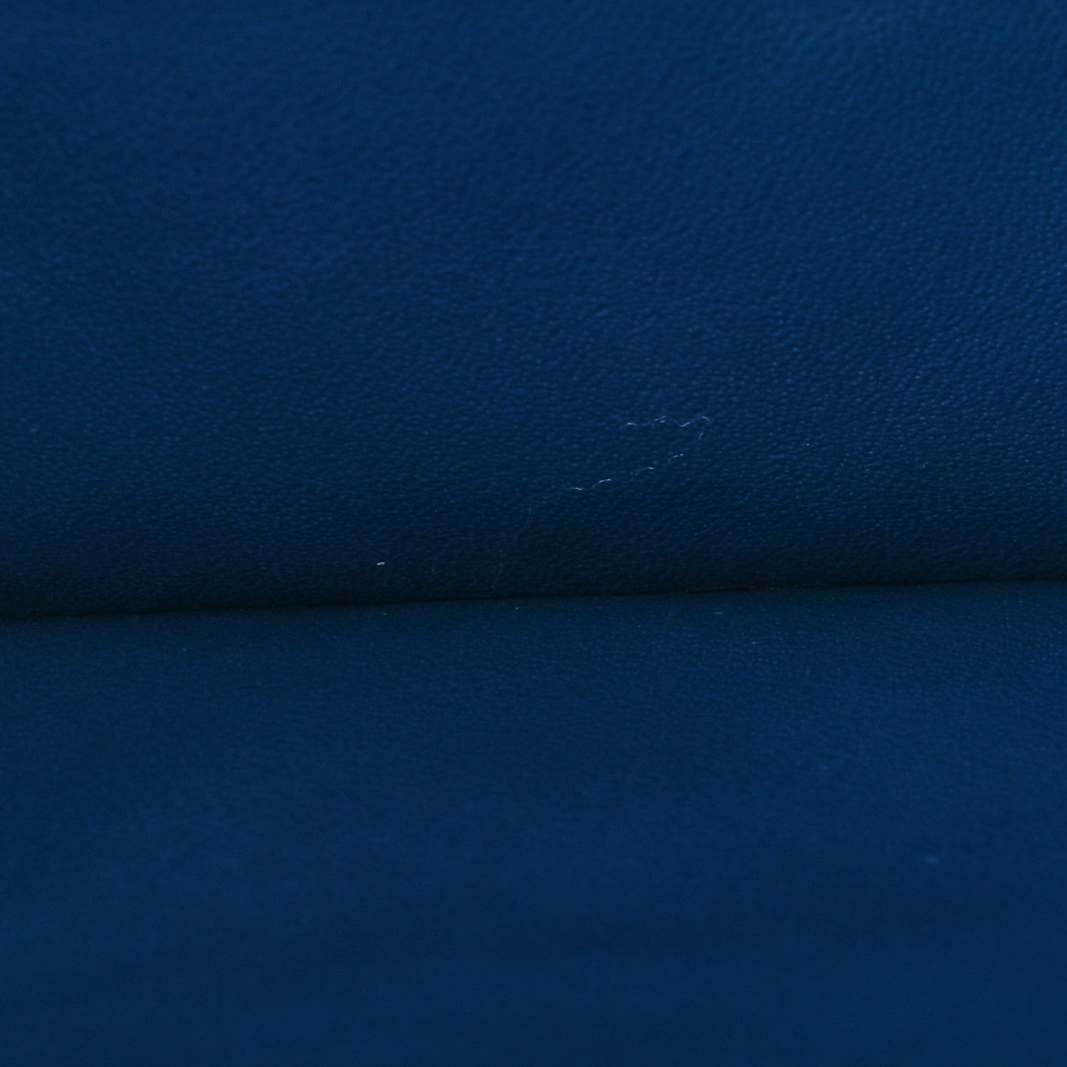 Chanel Lambskin Quilted Large Flap Cosmetic Case Blue 11 of 11