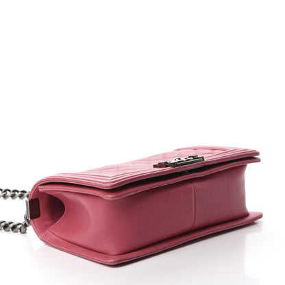 Chanel Calfskin Quilted Medium Boy Flap Pink 4 of 10