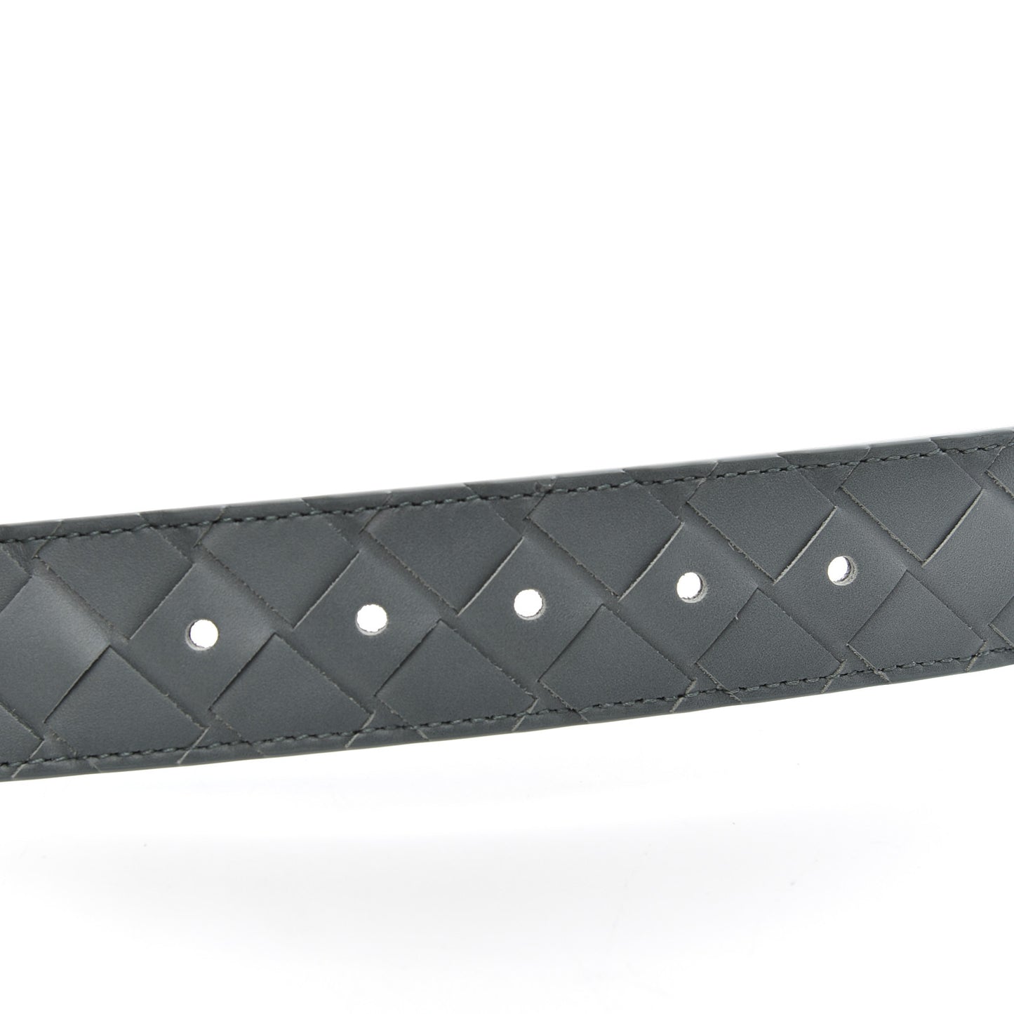 Nappa Intrecciato Belt 100 40 Slate