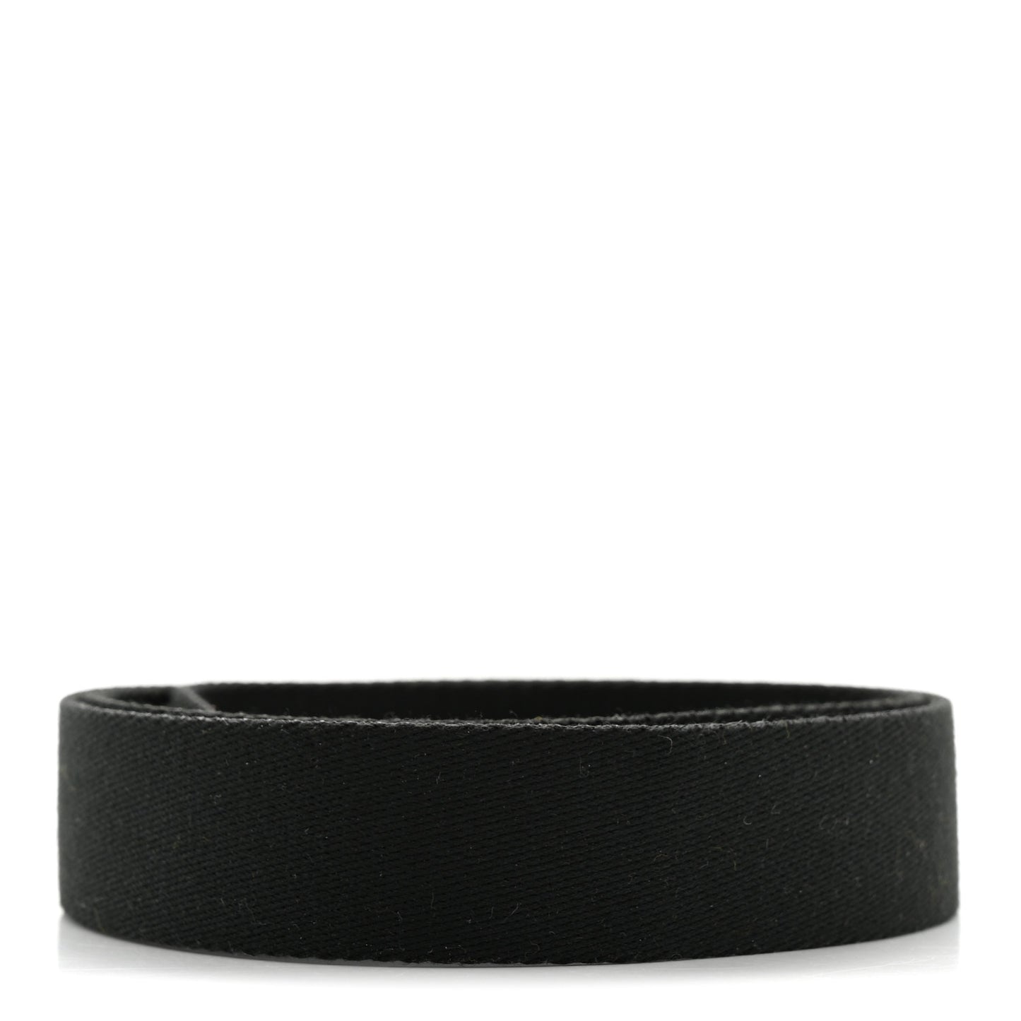 Canvas Calfskin Adjustable Shoulder Strap Black