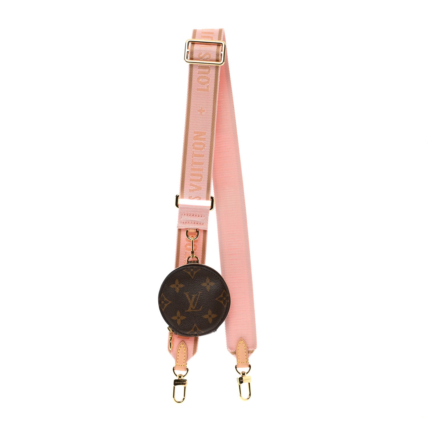 Louis Vuitton Monogram Multi Pochette Accessories Bandouliere Shoulder Strap Rose Clair 1 of 5