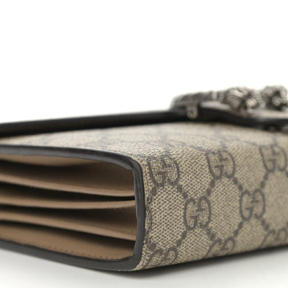 Gucci GG Supreme Monogram Mini Dionysus Chain Wallet Beige Taupe 9 of 14