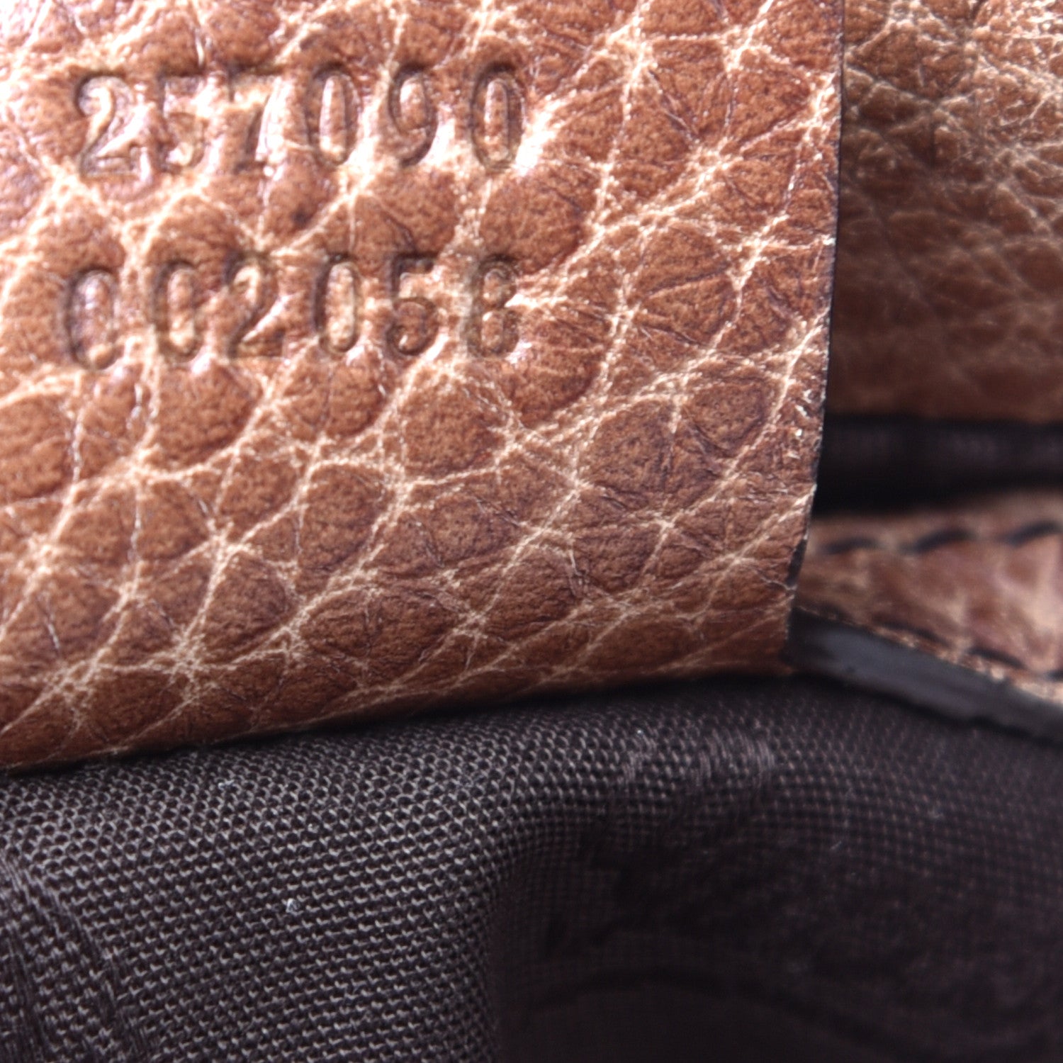 Gucci Monogram Medium Bamboo Bar Hobo Brown 7 of 8
