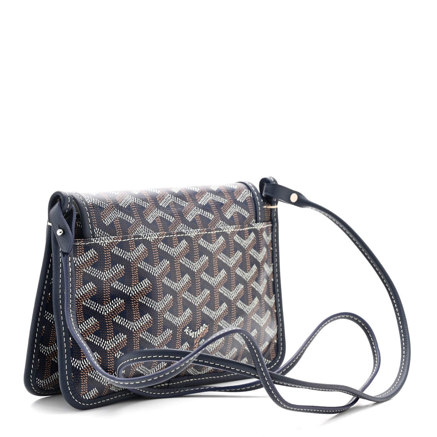 Goyardine Plumet Wallet Clutch Navy