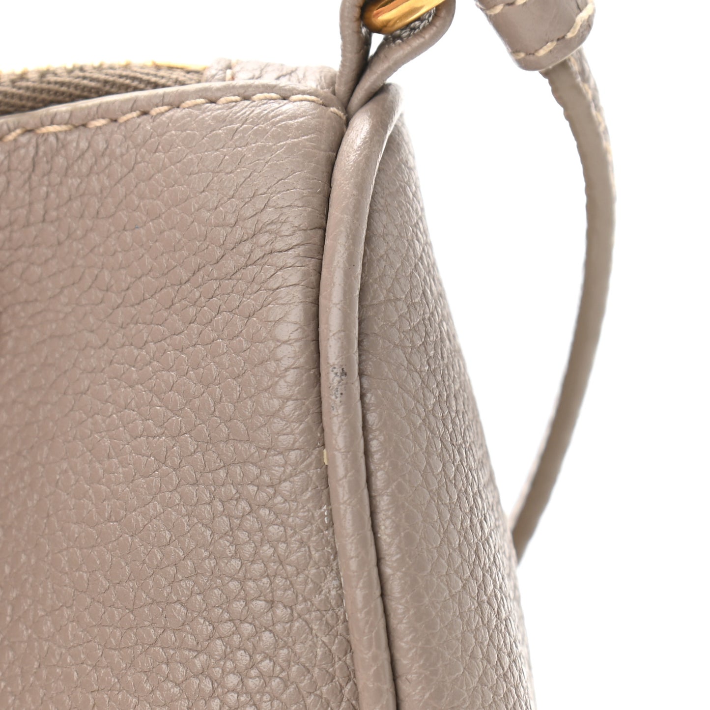 Vitello Daino Pochette Bag Pomice