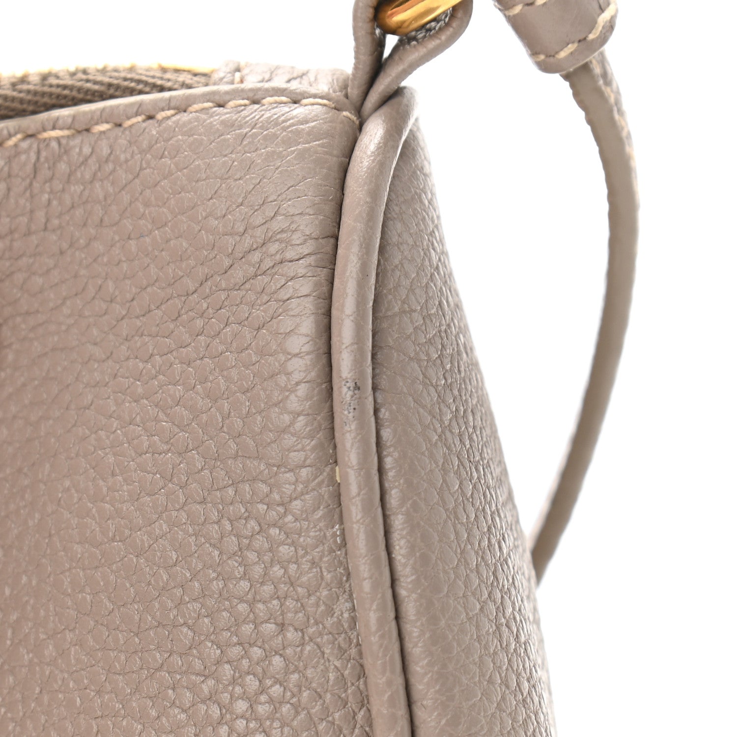 Prada Vitello Daino Pochette Bag Pomice 8 of 12