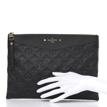 Louis Vuitton Empreinte Daily Pouch Black 2 of 6