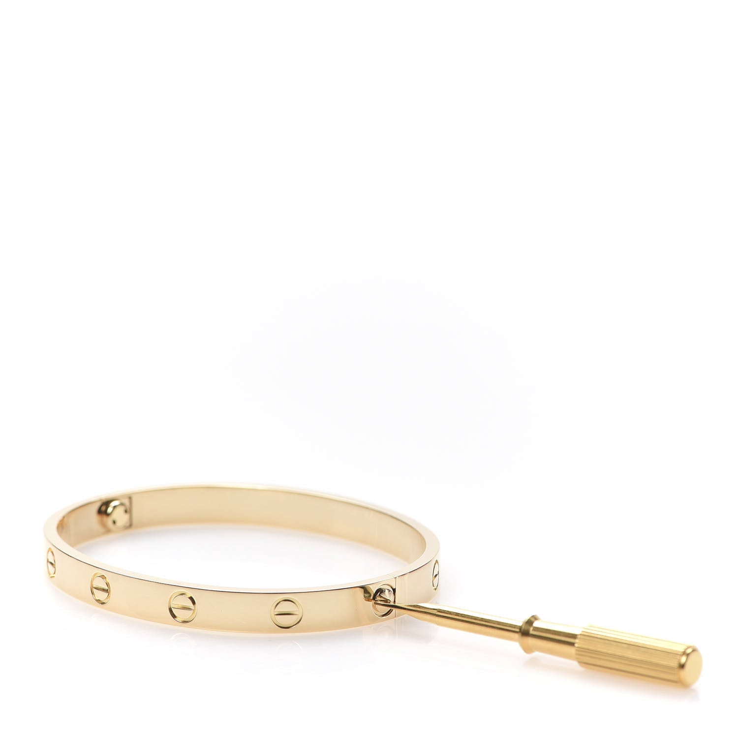 Cartier 18K Yellow Gold LOVE Bracelet 17 4 of 7