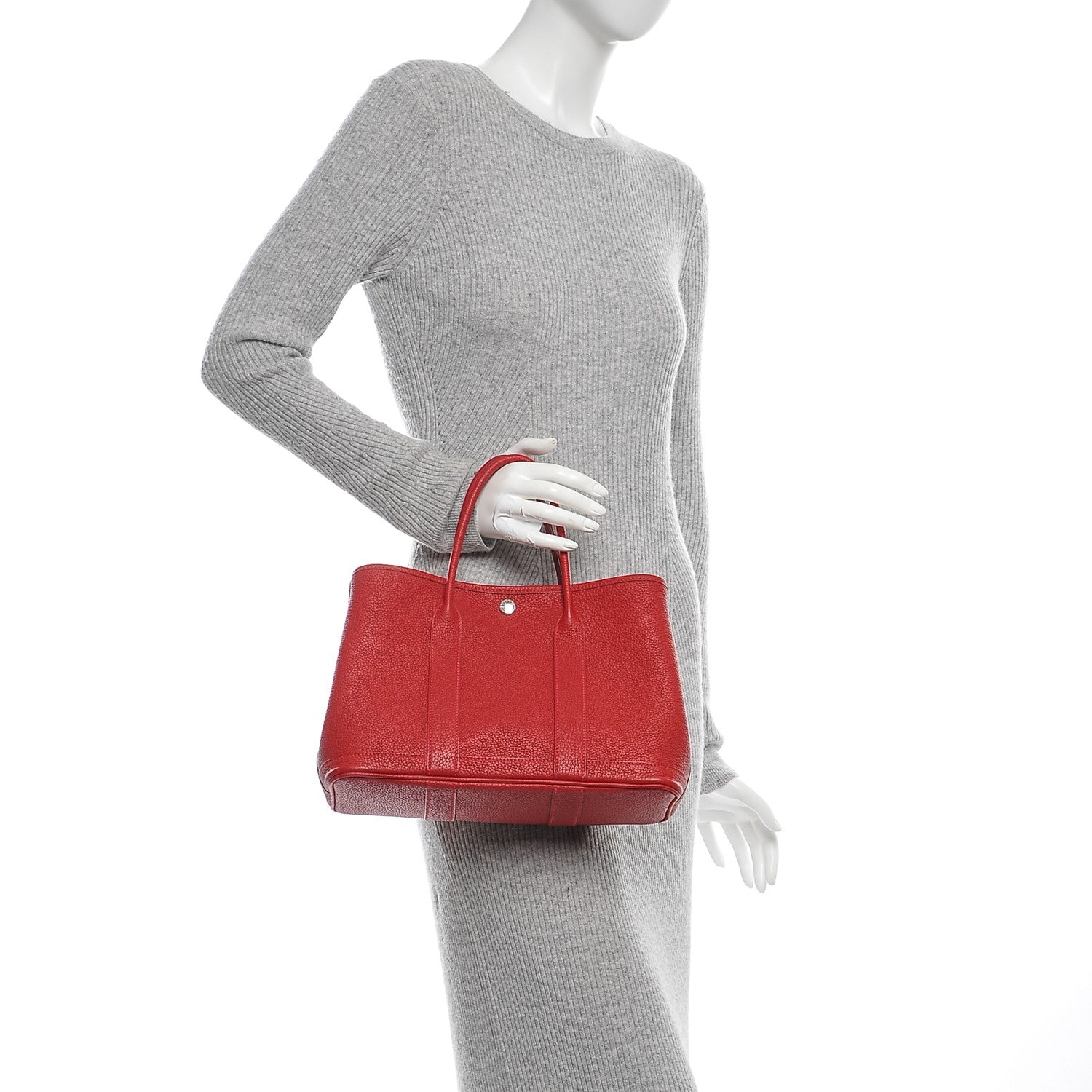 Hermes Vache Country Garden Party 30 TPM Rouge Piment 2 of 6