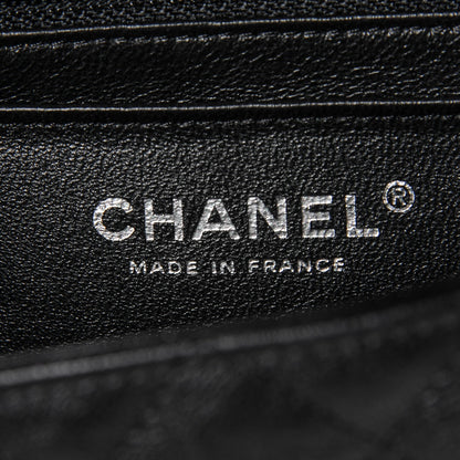 Chanel Crumpled Calfskin Quilted Mini Rectangular Flap So Black 6 of 7