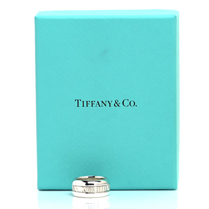 Tiffany Sterling Silver Atlas Band Ring 52 6 5 of 5