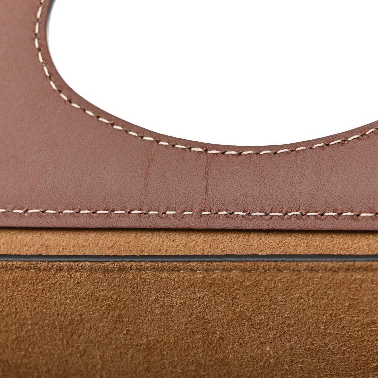 Burberry Soft Calfskin Small Pocket Tote Bag Tan 15 of 16