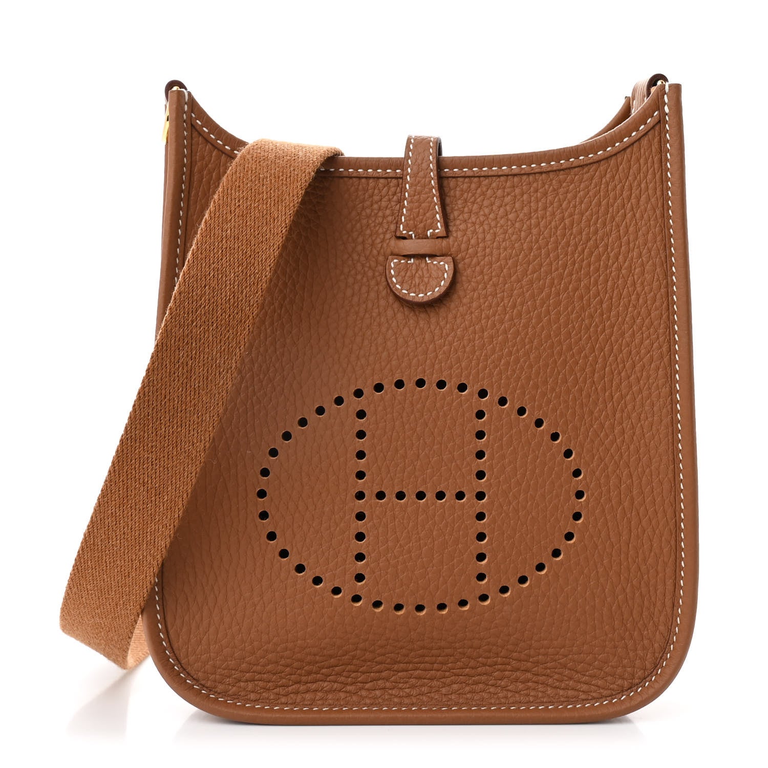 Hermes Taurillon Clemence Evelyne TPM Gold 1 of 11