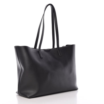 Saint Laurent Calfskin Large Shopping Tote Black 3 of 9