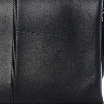 Celine Smooth Calfskin Tri-Fold Clutch on Chain Black 8 of 10