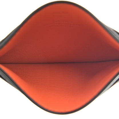 MCM Calfskin Nylon Reflective Mini Card Case Eden 5 of 7