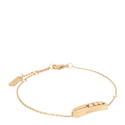 Messika 18K Yellow Gold Diamond Baby Move Bracelet 1 of 4