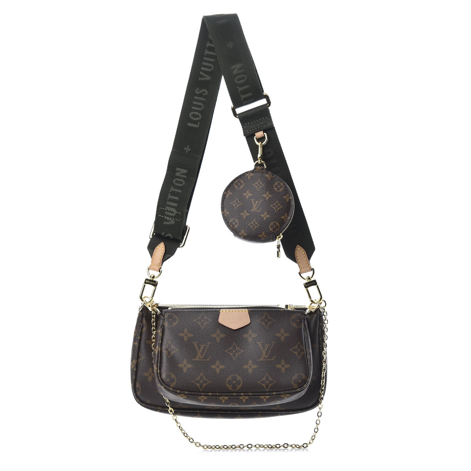 Louis Vuitton Monogram Multi Pochette Accessories Kaki 1 of 13