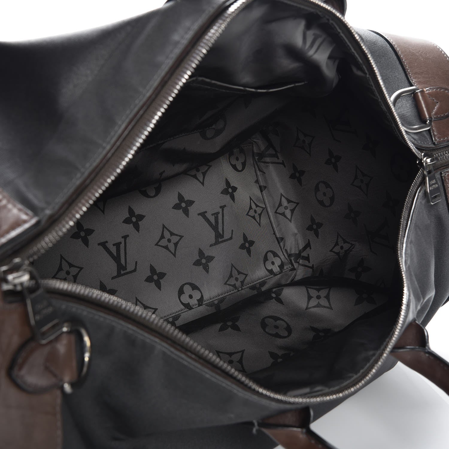 Louis Vuitton Calfskin Canvas Shako Sac Voyage 5 of 10