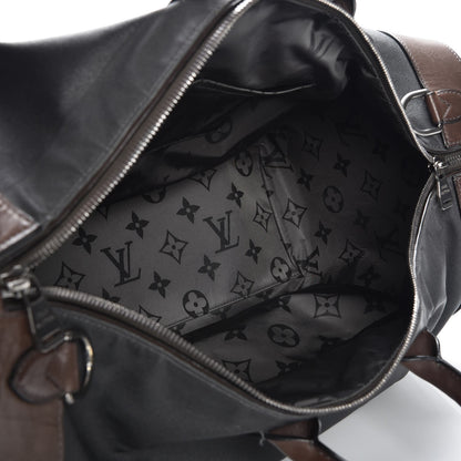 Louis Vuitton Calfskin Canvas Shako Sac Voyage 5 of 10
