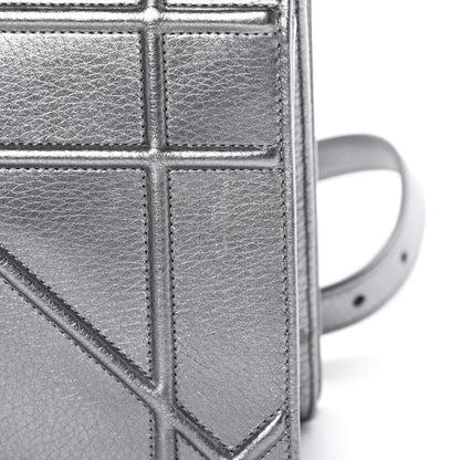 Christian Dior Metallic Grained Calfskin Medium Diorama Flap Bag Silver 14 of 17