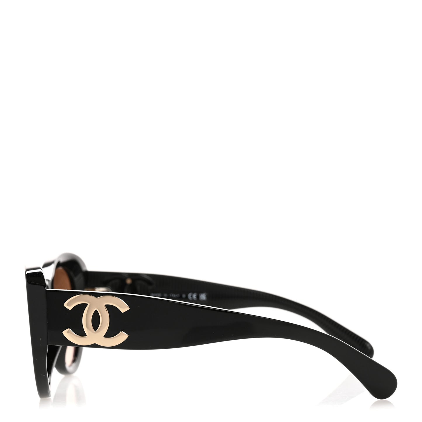 Acetate Butterfly Large CC Sunglasses 5492-A Black
