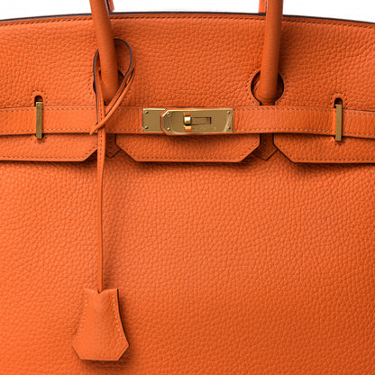 Hermes Togo Birkin 35 Orange 14 of 14