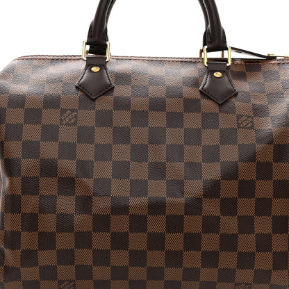 Louis Vuitton Damier Ebene Speedy 30 7 of 9