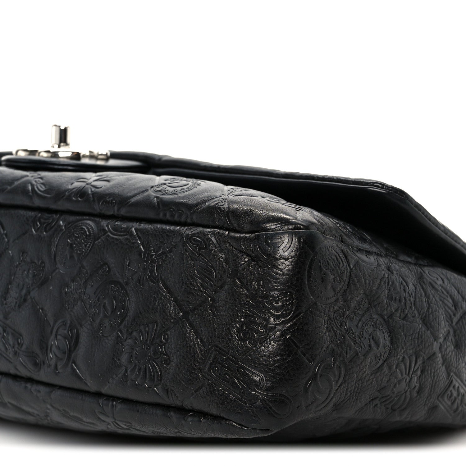 Chanel Calfskin Embossed Large Lucky Symbols Flap Black 11 of 11