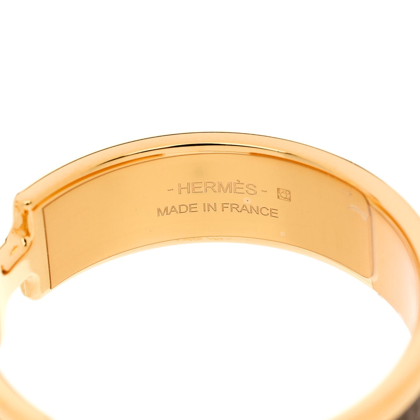 Madame Calfskin Olympe Hoop Earrings Etoupe