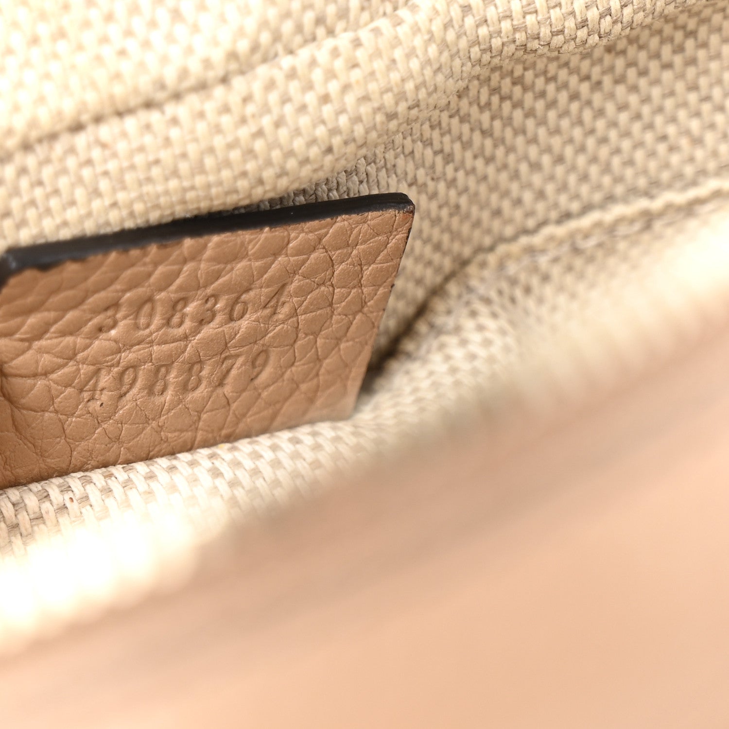 Gucci Pebbled Calfskin Small Soho Disco Bag Camelia 7 of 11