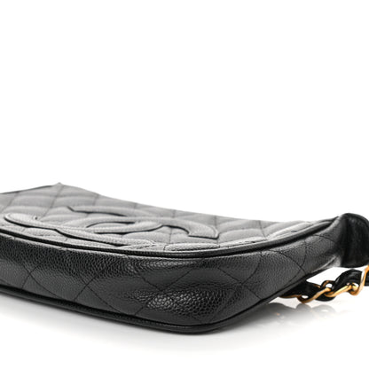 Chanel Caviar Quilted Timeless CC Shoulder Bag Black 9 of 10