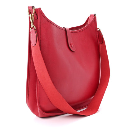 Hermes Courchevel Evelyne PM Rouge Vif 3 of 19